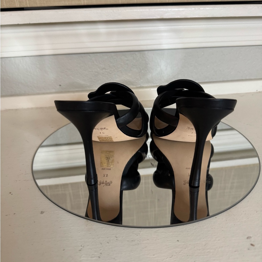 NWOT Coach Black Kellie Women's Heeled Sandals - Picture 6 of 9